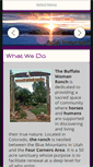 Mobile Screenshot of buffalowomanranch.com